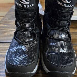 Snow Boots Sz 220 (4) Hobibear Black Kids Boots